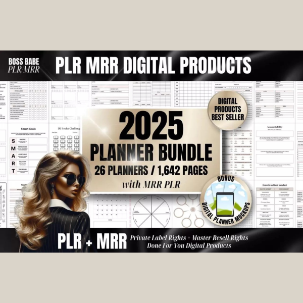 2025 & 2026 Digital Planner Templates Bundle - Image 2