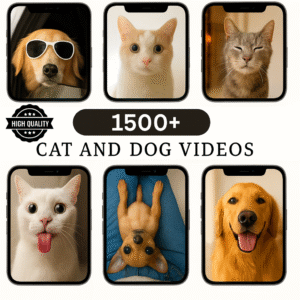 1500+ Viral Cat & Dog Reels Bundle