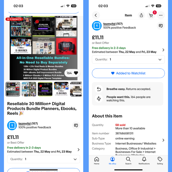 Tezmy on eBay — 100% Positive Reviews. Buy with Confidence - Image 2