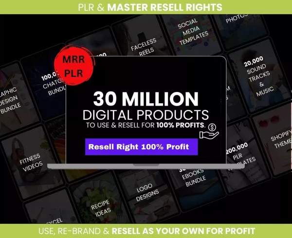 Resellable Digital Products Bundle: 30M+ Items, Planners, Ebooks, Reels & More 🎉 - Image 2