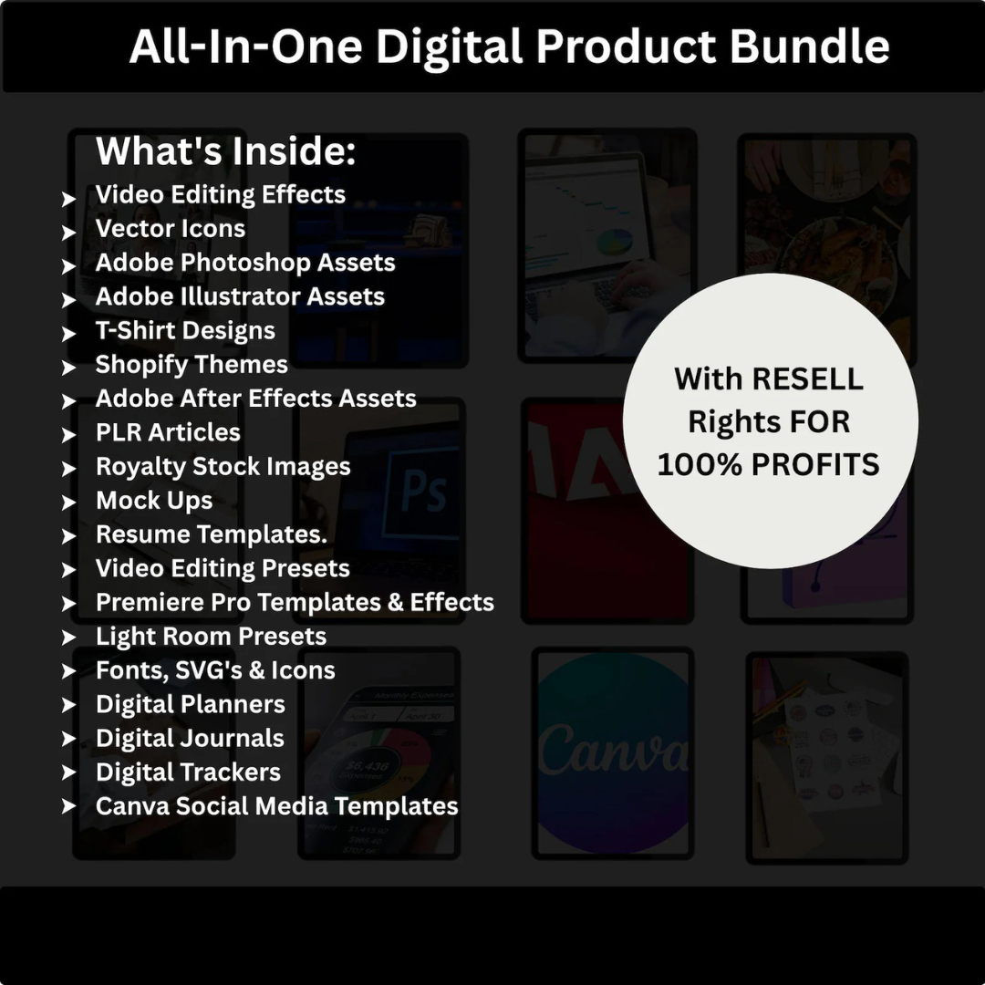 Resellable 100M+ Digital Products – Planners, Ebooks, Reels & More in One Bundle - Image 9