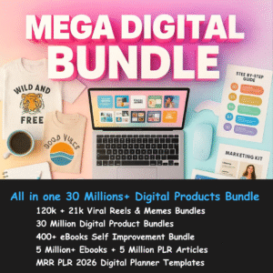 30M+ Digital Products – Planners, Ebooks, Reels & More in One Bundle