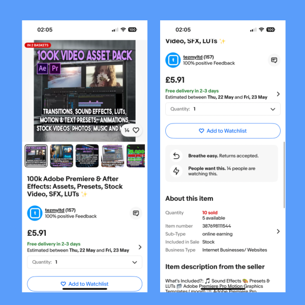 Tezmy on eBay — 100% Positive Reviews. Buy with Confidence - Image 5