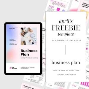 FREE Canva Template with Master Resell Rights | Editable PLR Digital Product | Social Media & Planner Kit