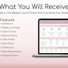 Weight Loss & Fitness Tracker – Google Sheets | Meal Planner, Calorie & Habit Tracker | Digital Workout Planner - Image 2