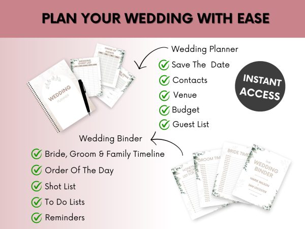 300+ Pages Editable Canva Templates + Done-For-You Wedding Invitations — Resell for 100% Profit! - Image 3