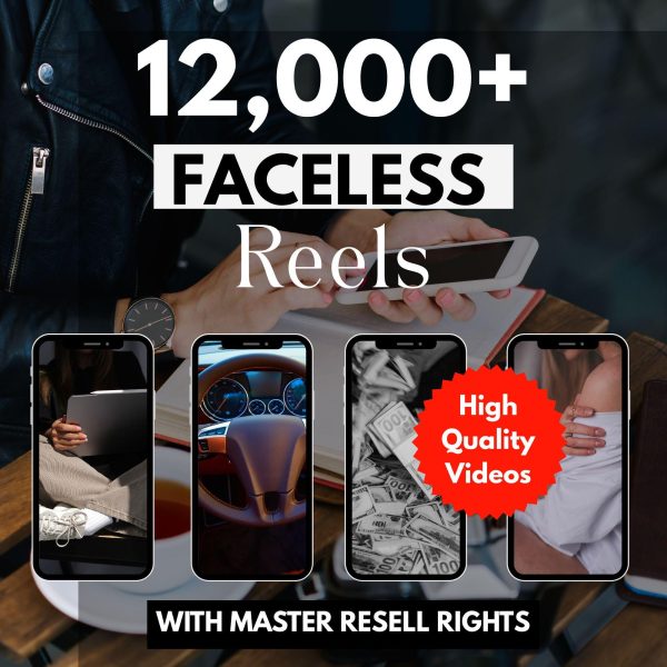 Resellable 12,000+ Viral Luxury Reels & Creator Bundle – 4K Videos with MRR & PLR