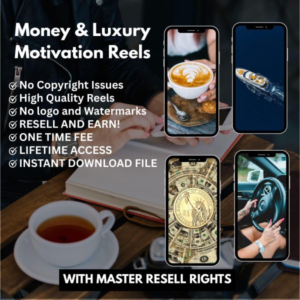 Resellable 12,000+ Viral Luxury Reels & Creator Bundle – 4K Videos with MRR & PLR - Image 5