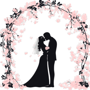 50+ Wedding Couple Clipart | Bride & Groom PNG Set | Romantic Images