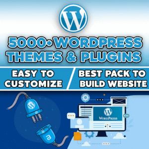 5000+ WordPress Themes & Plugins Mega Bundle – Premium Designs, Pro Plugins, Full Website Customisation Pack