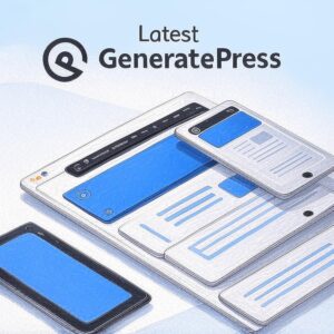 GP Premium – GeneratePress Premium Theme Add-on (Lifetime Updates)