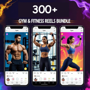 300+ Man & Woman Gym & Fitness Reels Bundle — Free Digital Download
