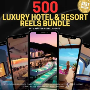 500+ Hotel & Resort Travel Reels for Instagram, Tiktok