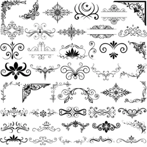 393 Decorative Flourish SVG Bundle • Frames, Swirls, Dividers • PNG EPS PDF for Cutting & Engraving