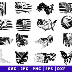 30 Patriotic & Texas SVG Bundle