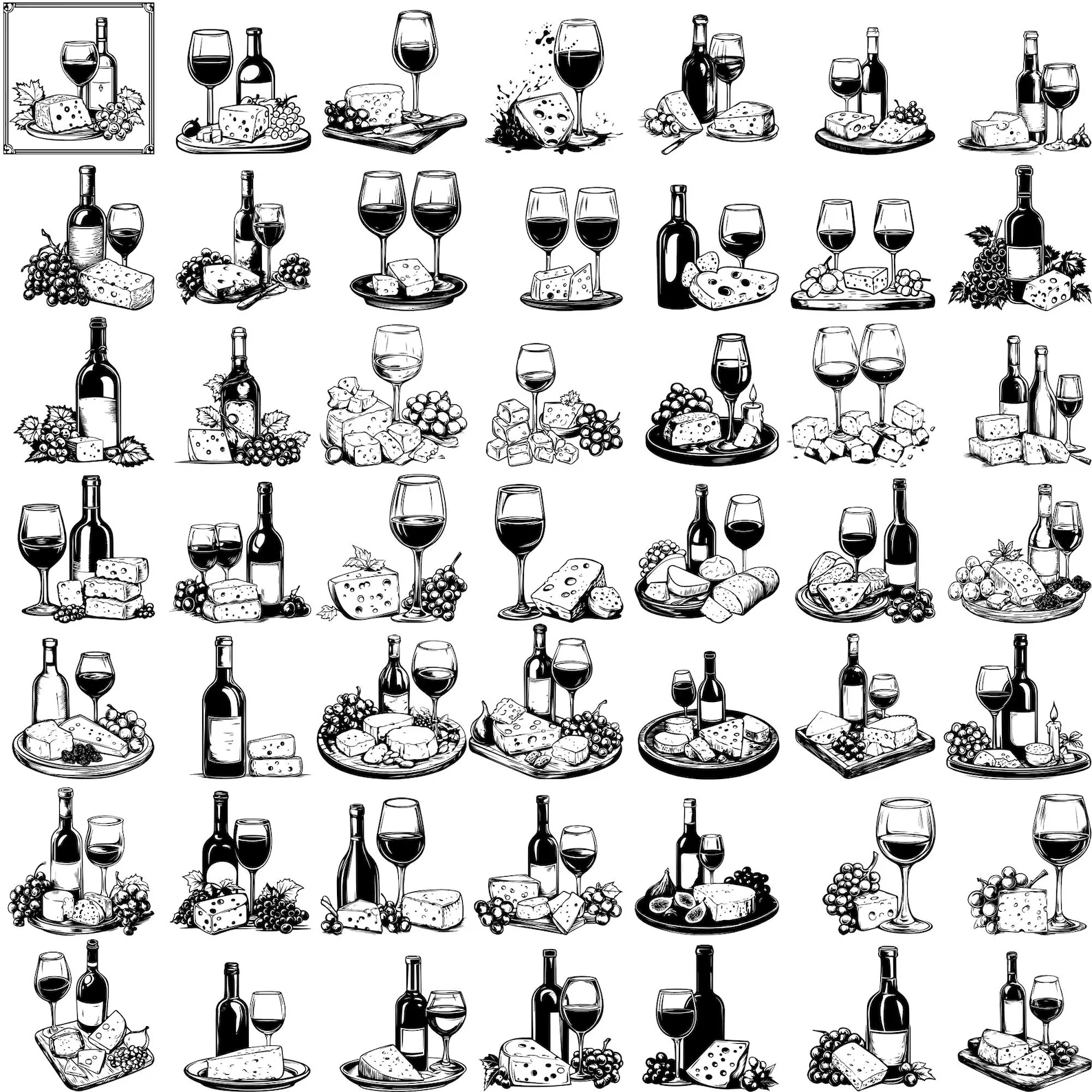 104 Wine & Skeleton Cowboy SVG Bundle – Western Vibes with a Twist - Image 2