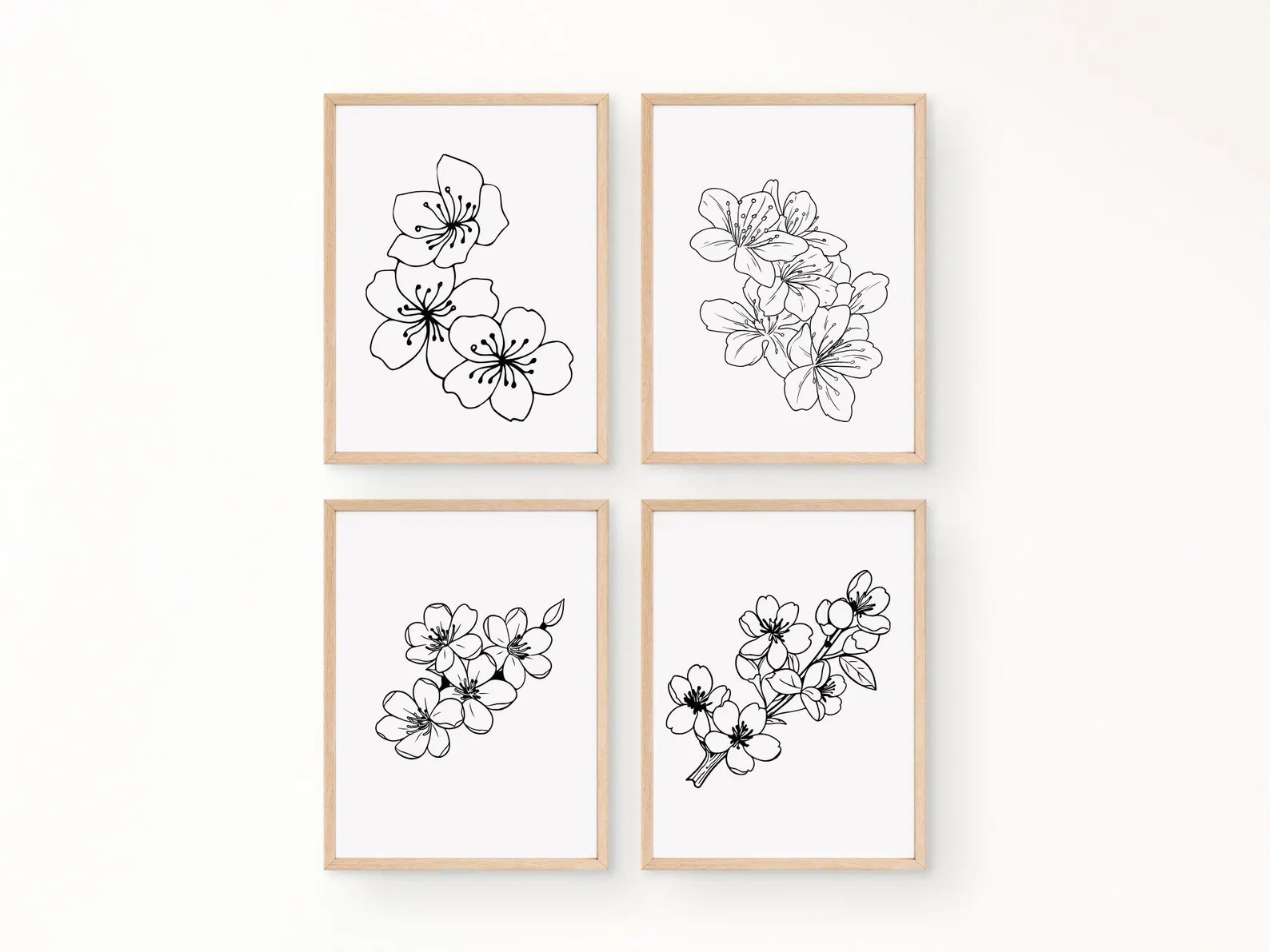 41 Cherry Blossom SVG Bundle – Sakura Flower & Branch Clipart