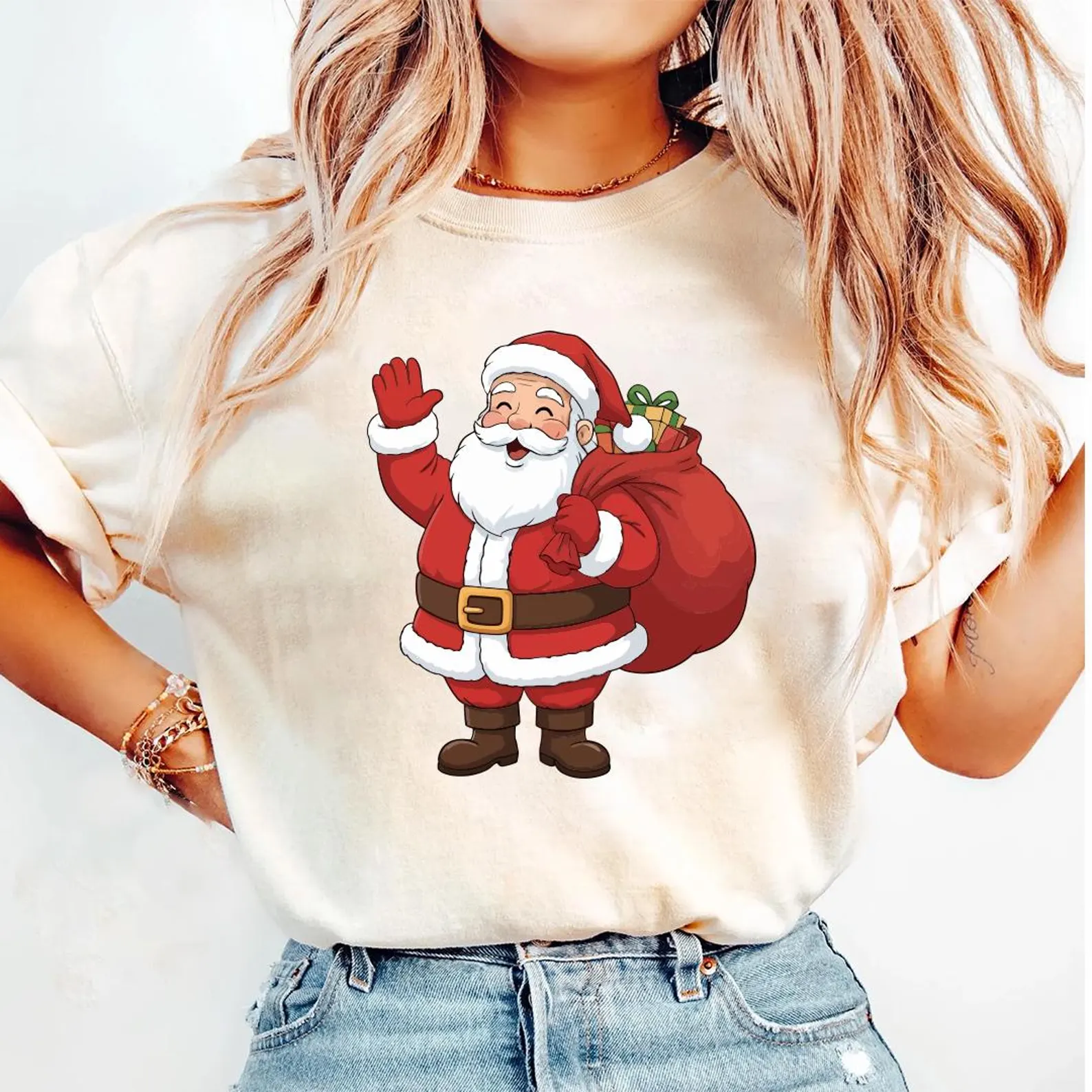 162 Holiday Clipart Bundle • Tree of Life Designs & Vintage Santa Claus PNG Set for Sublimation - Image 2