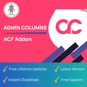 Admin Columns Pro 3.0.4 – Advanced Custom Fields (ACF) Free Download
