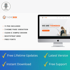 Themebox – Digital Products, Marketplace Ecommerce Template Free Download