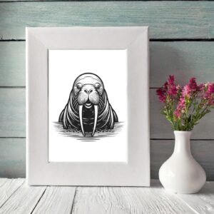 58 Swordfish & Walrus SVG Bundle • Ocean Swordfish + Arctic Walrus Silhouette Designs • SVG PNG EPS PDF for Cricut & Laser Engraving 🐟❄️🦭✨