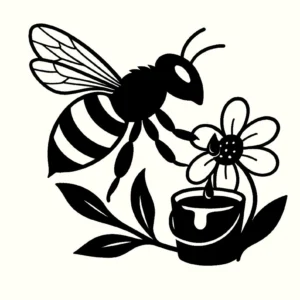 64 Honey & Coquette SVG Bundle 🍯🐝🎀✨ | Bees, Honeycombs, Bows & Girly Clipart for Crafting